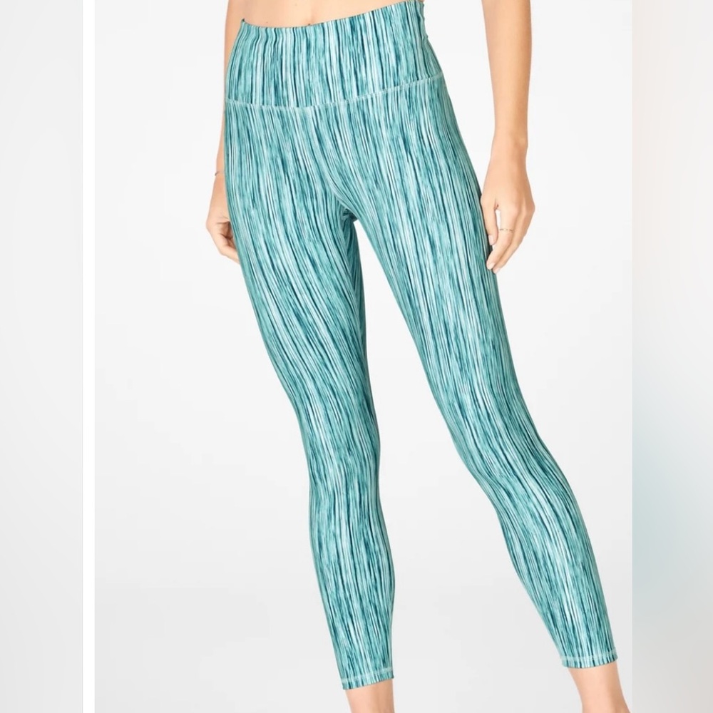 Define PowerHold® High-Waisted 7/8 Legging, Fabletics blue leggings